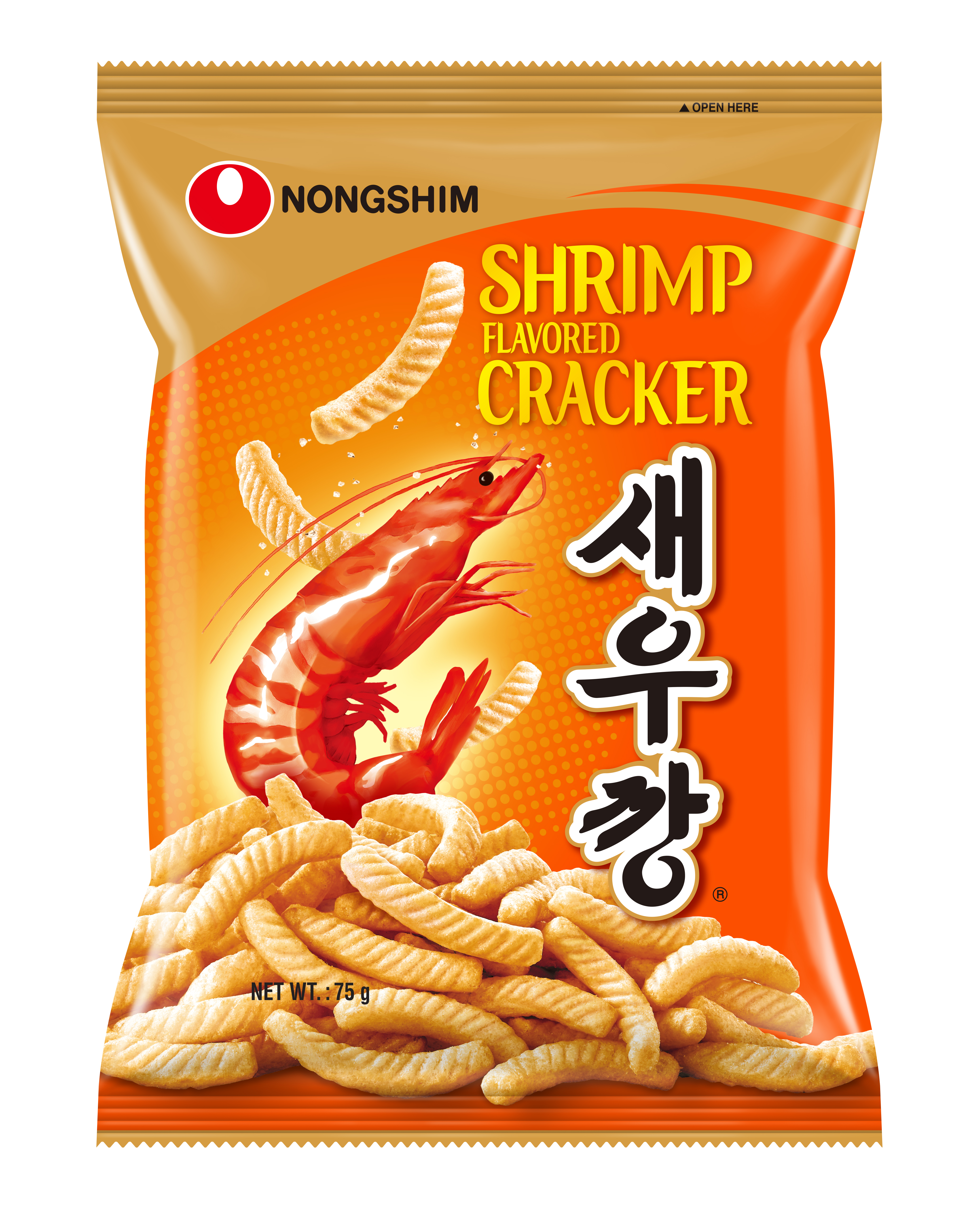 Nongshim Shrimp Cracker Mild 75g MRP 220