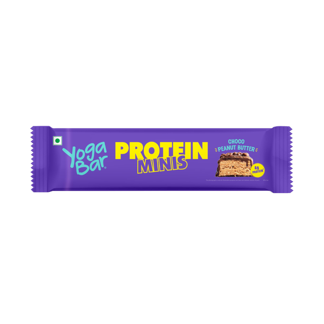 Yogabar Protein Minis Choco Peanut Butter 20g MRP 40