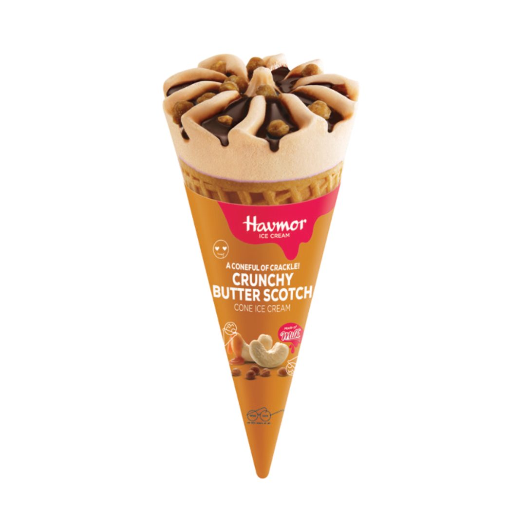 Havmor Butter Scotch [Cone] 110ml MRP 130
