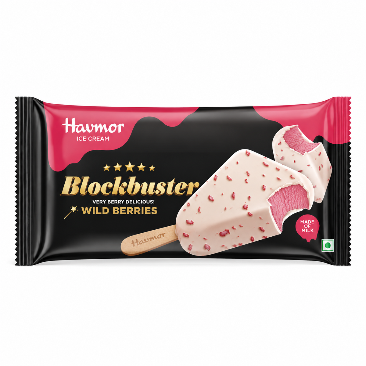 Havmor Wild Berries Blockbuster Ice-cream 80ml MRP 210