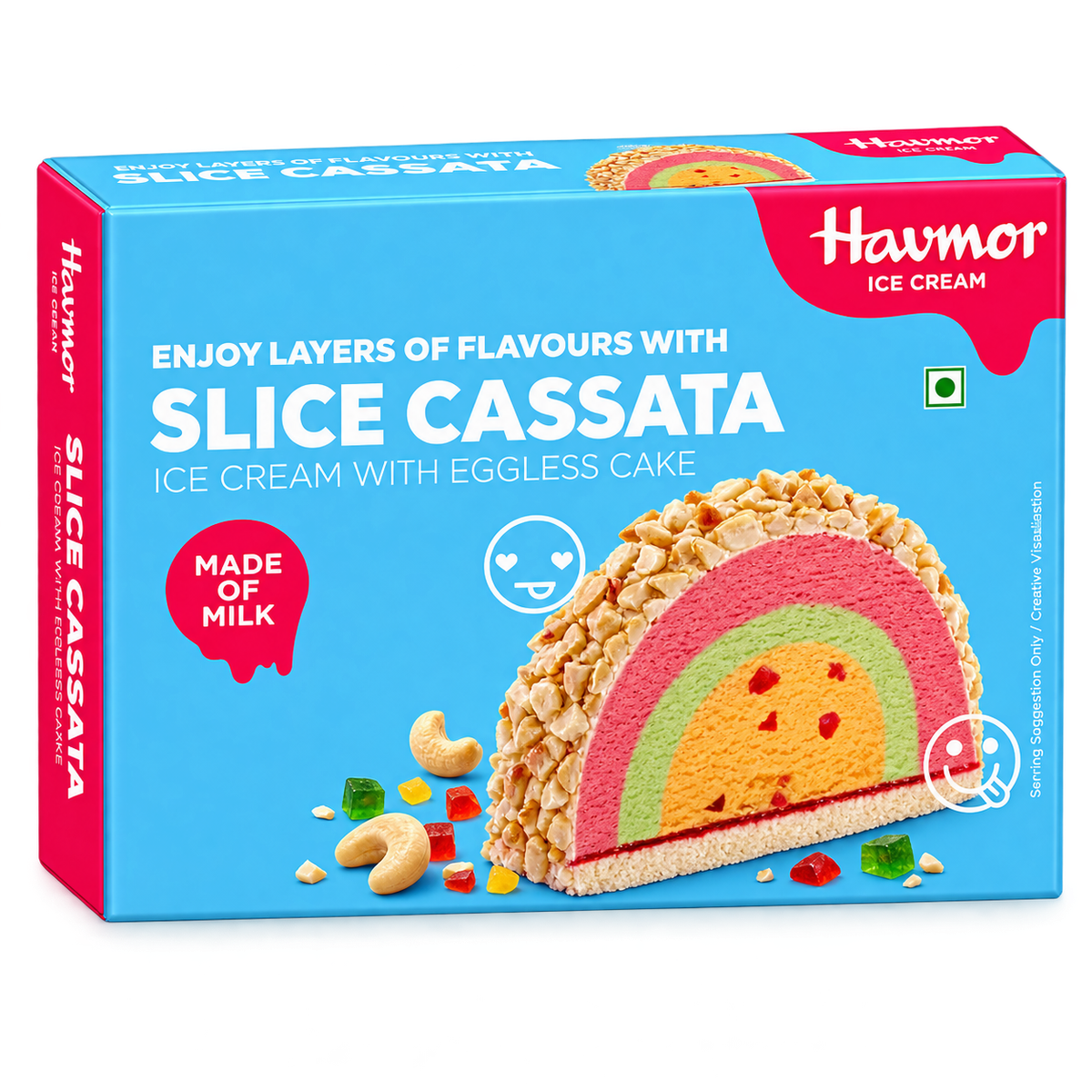 Havmor Slice Cassata Ice-Cream 150ml MRP 245
