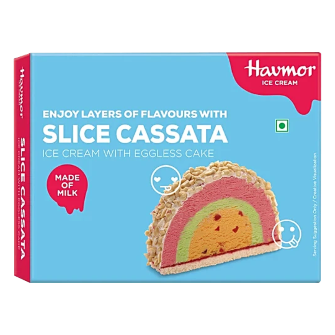 Havmor Slice Cassata 150ml MRP 245