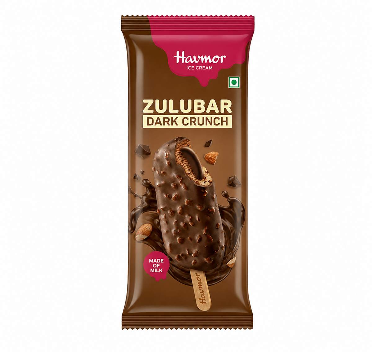 Havmor Zulubar Dark Crunch Candy 80ml MRP 205