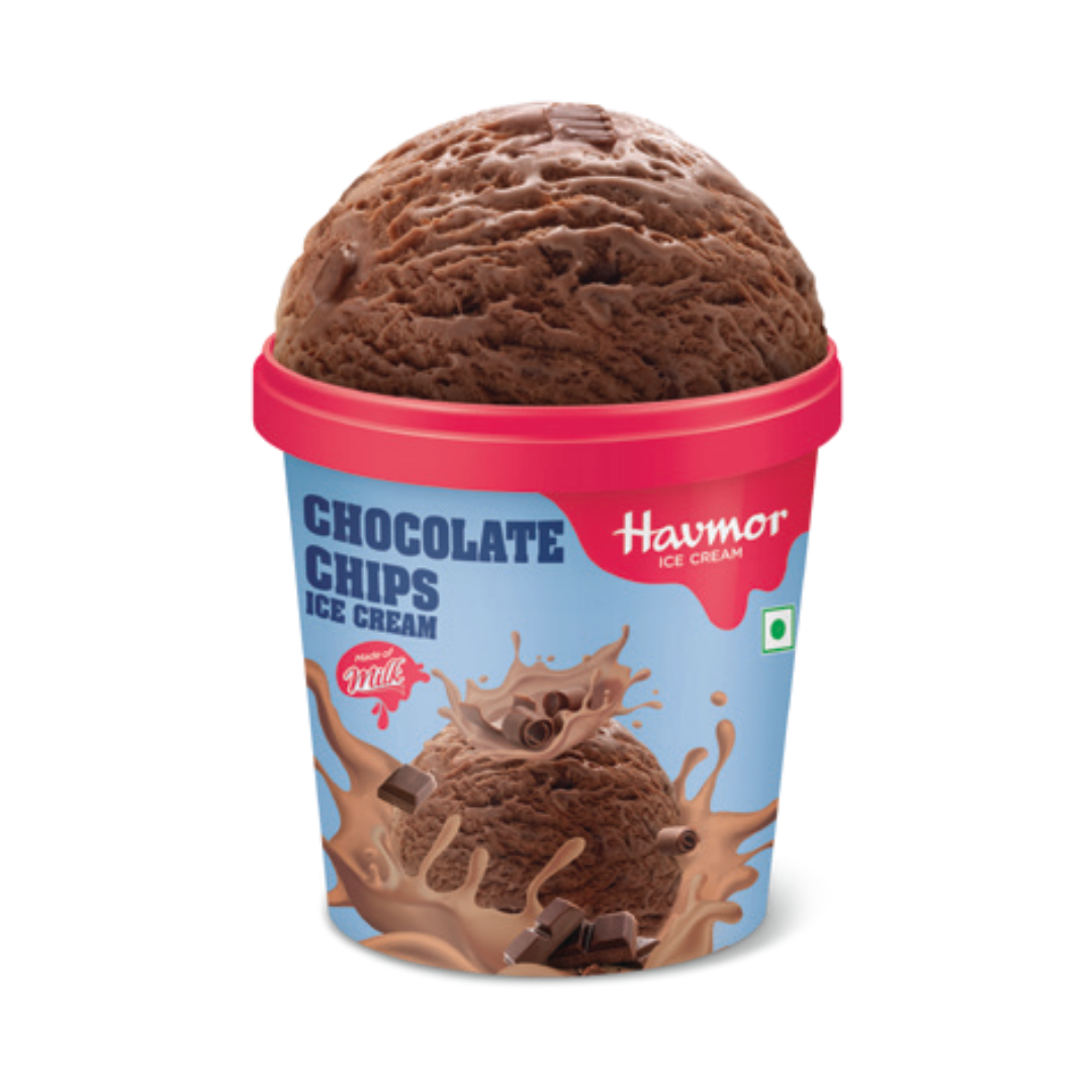 Havmor Chocolate Chips Cream 110ml MRP 165