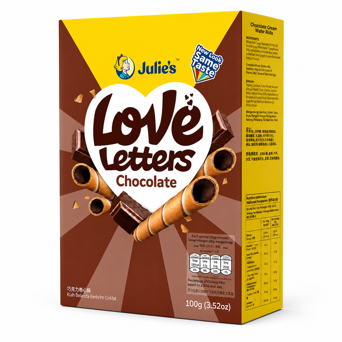 Julies Love Letters Chocolate 100g MRP 399