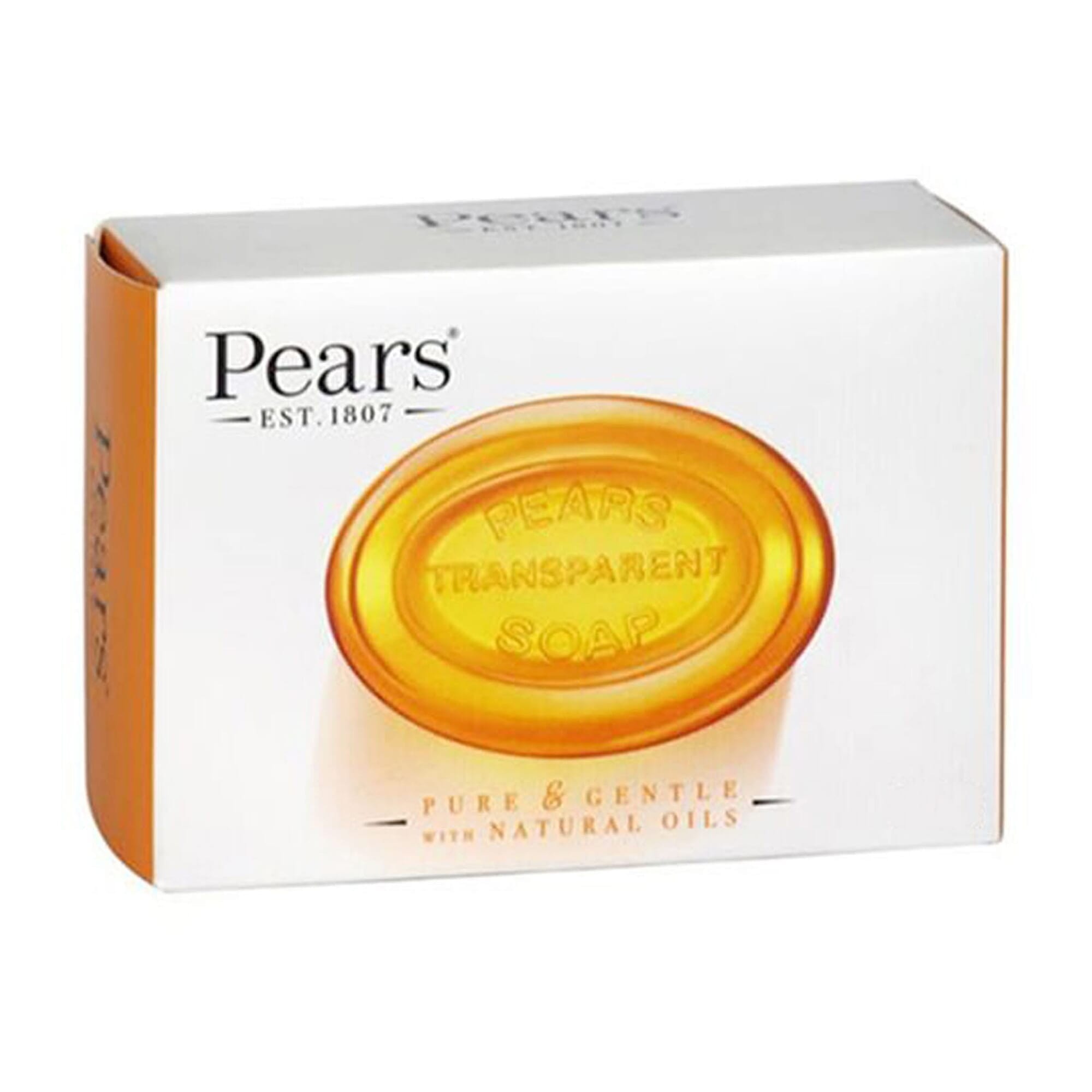 Pears Soap Amber Bar 125gm With Plant Oils MRP 175