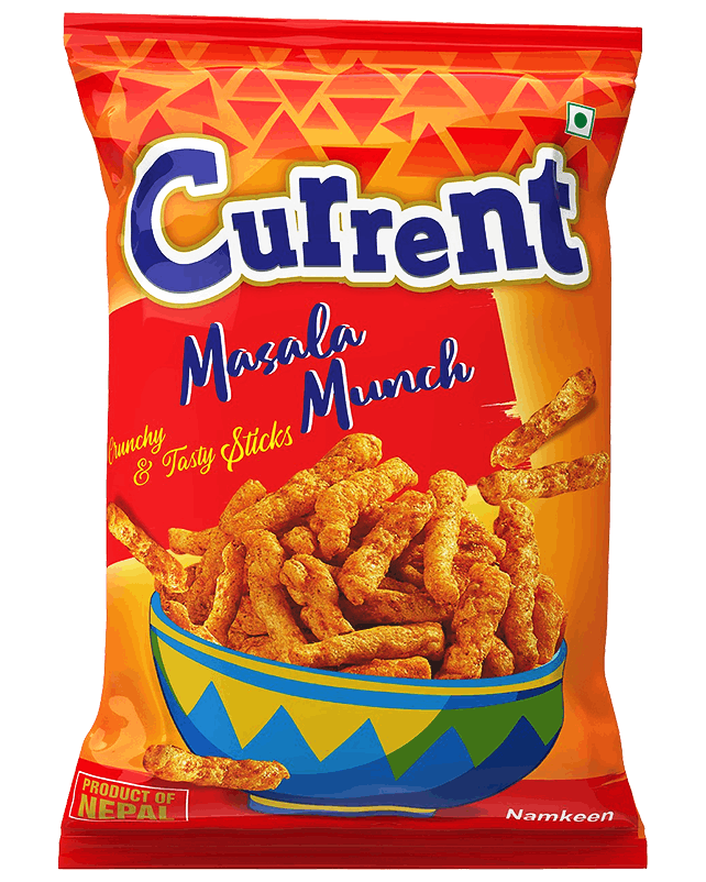 Current Masala Munch Snacks 80g MRP 50