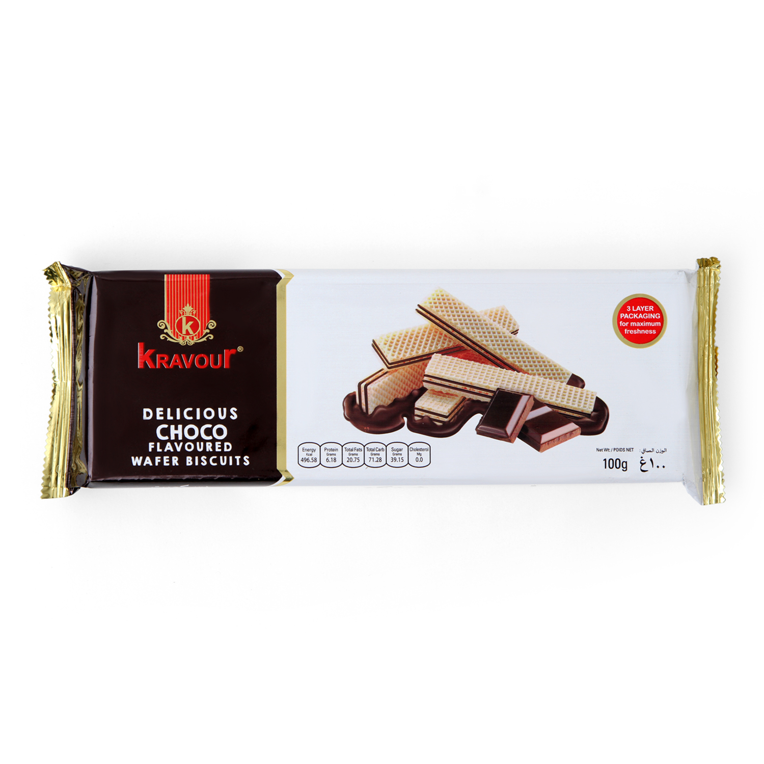 Kravour Wafer Biscuits Choco Flavor 100g MRP 199