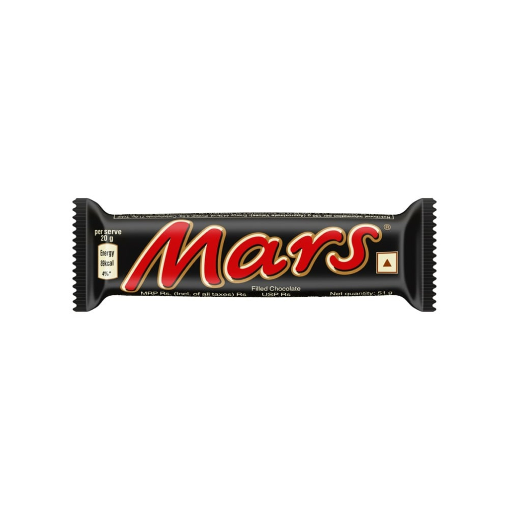 Mars  Soft Chocolate Bar 51g MRP 120