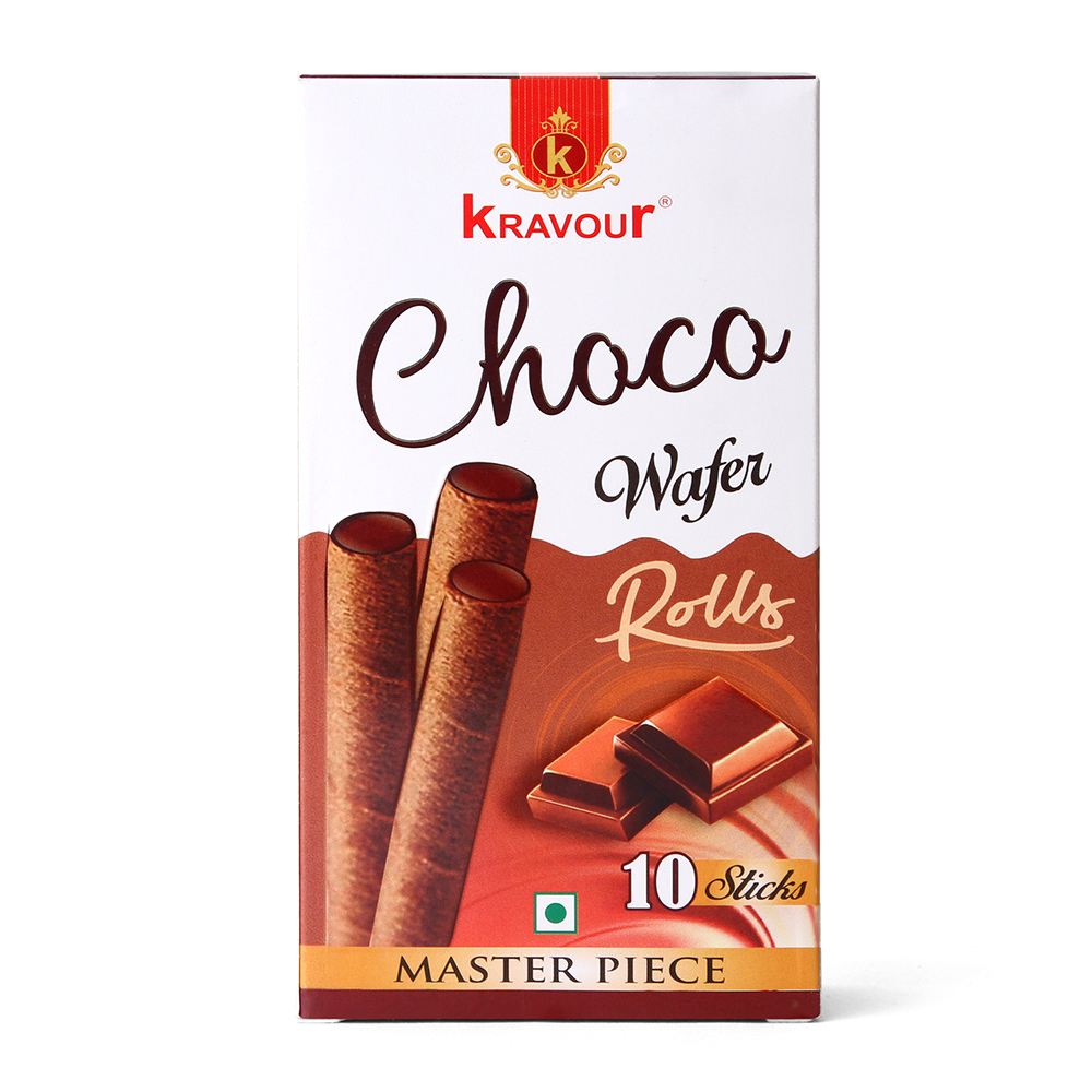 Kravour Wafer Rolls Choco Flavour 100g MRP 199
