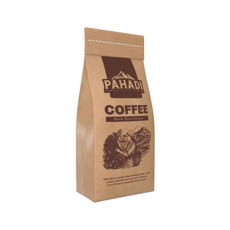 Pahadi Coffee Dark Roast Ground 150g MRP 715