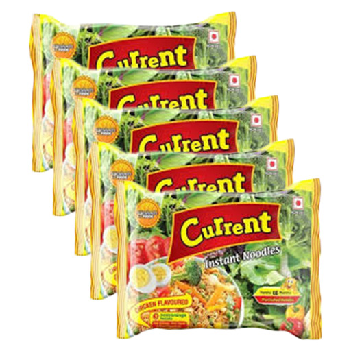 Current Instant Noodles Chicken Flavoured (60g x Pack Of 5) MRP 100