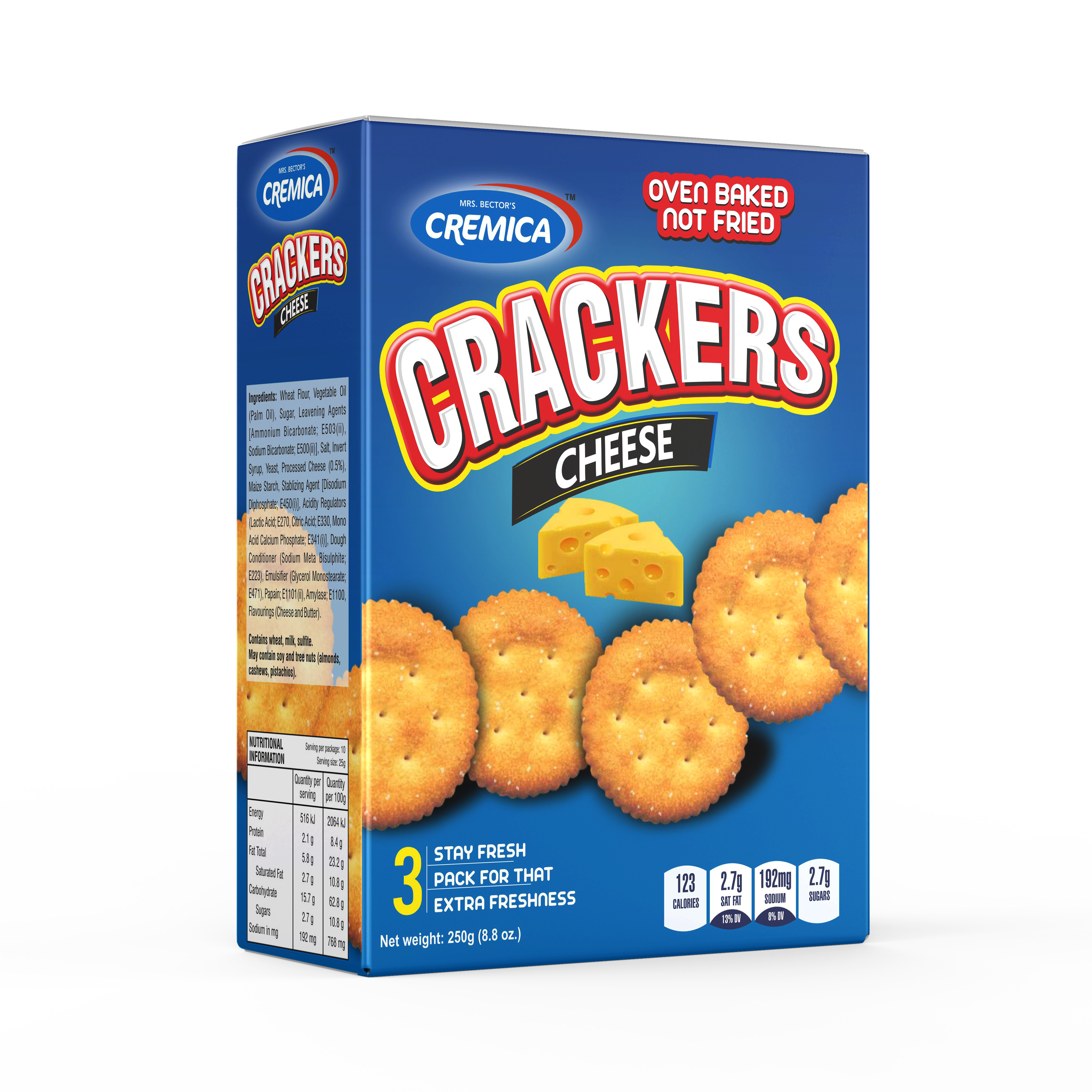 Cremica Cheese Cracker 250gm MRP 200