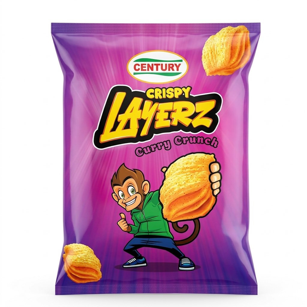 Century Crispy Layerz 40g MRP 50