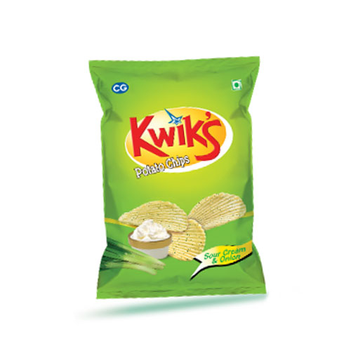 Kwiks Potato Sour & Onion Chips 41g MRP 50