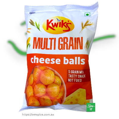 Kwiks Multigrain Cheese Balls 55g MRP 60