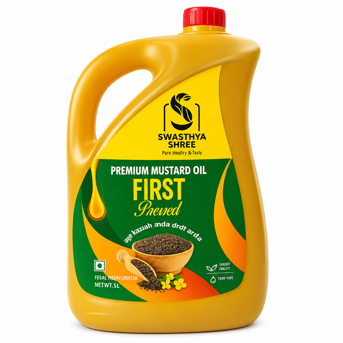 Swyastha Shree Mustard Oil 5000ml MRP 2425