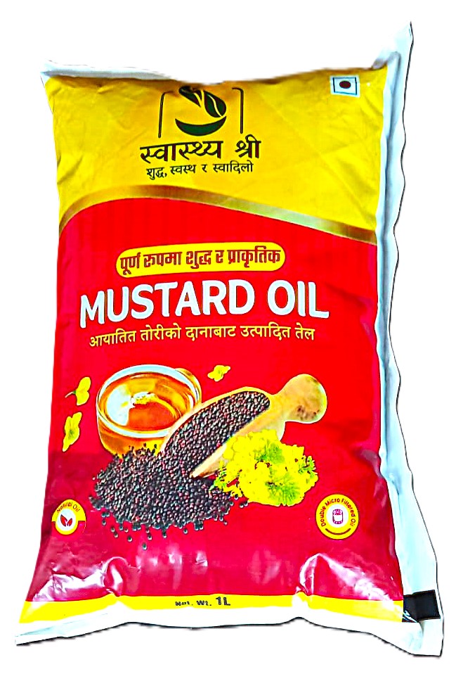 Swyastha Shree Musterd Oil Regular 1000ml MRP 380