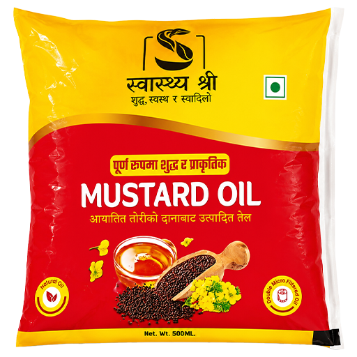 Swyastha Shree Musterd Oil Regular 500ml MRP 190