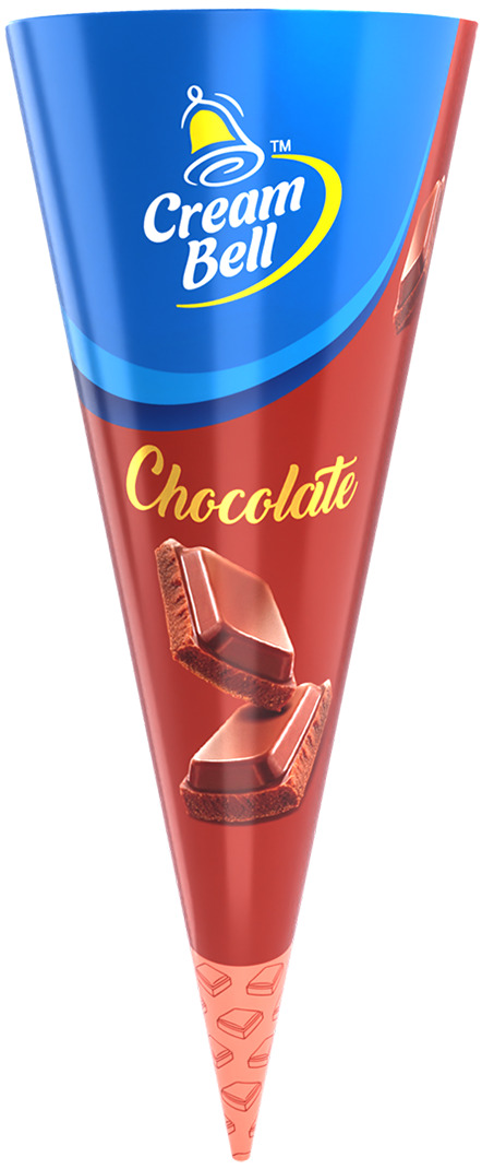 Cream Bell Double Chocolate Ice Cream Cone 105ml MRP 120