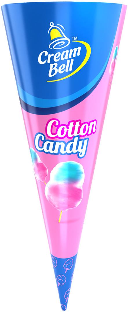 Cream Bell Cotton Candy Ice Cream Cone 105ml MRP 150