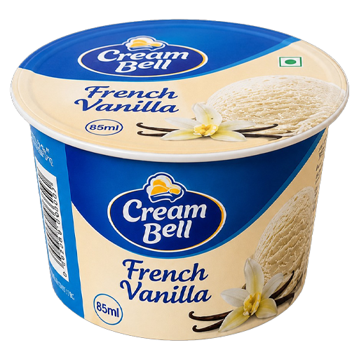 Cream Bell French Vanilla Ice Cream Cup 85ml MRP 70