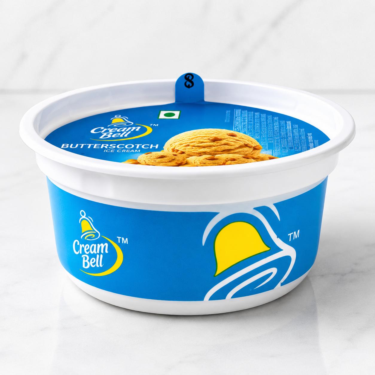 Cream Bell Butterscotch Ice Cream Cup 85ml MRP 80
