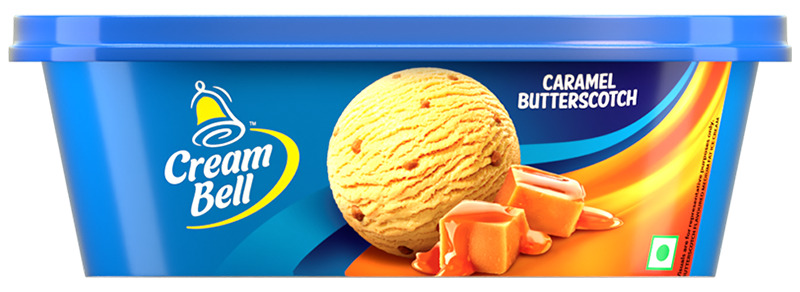 Cream Bell Butterscotch Ice Cream Tub 750ml MRP 600