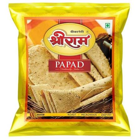 Shreeram Bikaneri Papad 350g MRP 240
