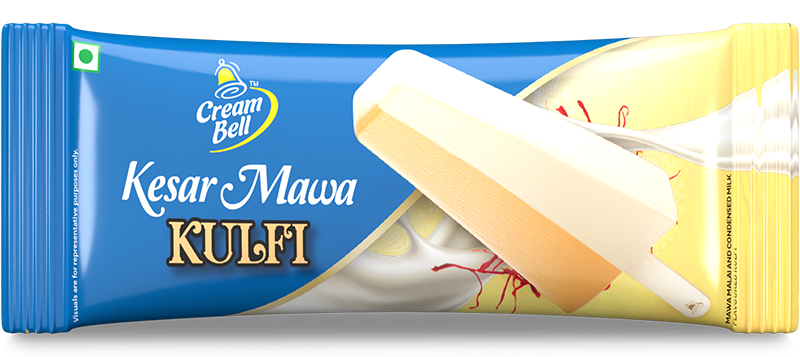 Cream Bell Kesar Mawa Ice Cream Kulfi 65ml MRP 100