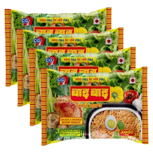 Wai Wai Masala Noodles Jumbo (75g x Pack of 4) MRP 100