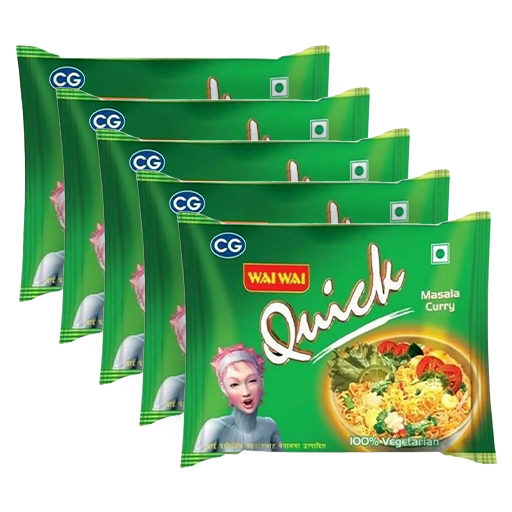 Quick Masala Curry Noodles (60g x Pack of 5) MRP 100