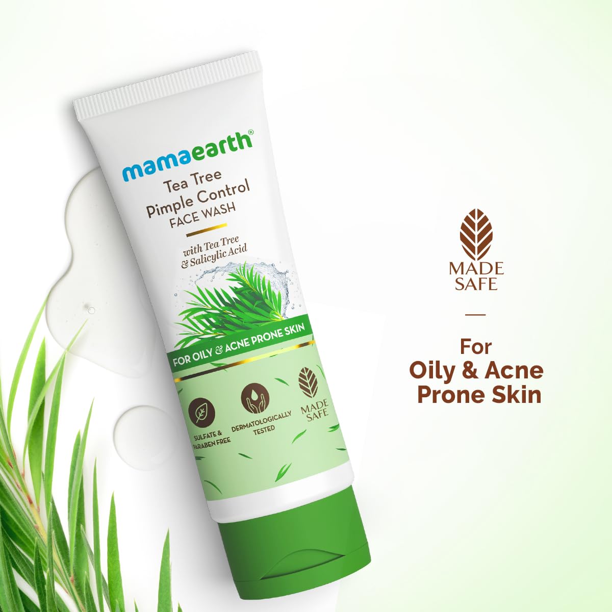 Mamaearth Tea Tree Pimple Control Face Wash 100ml MRP 430