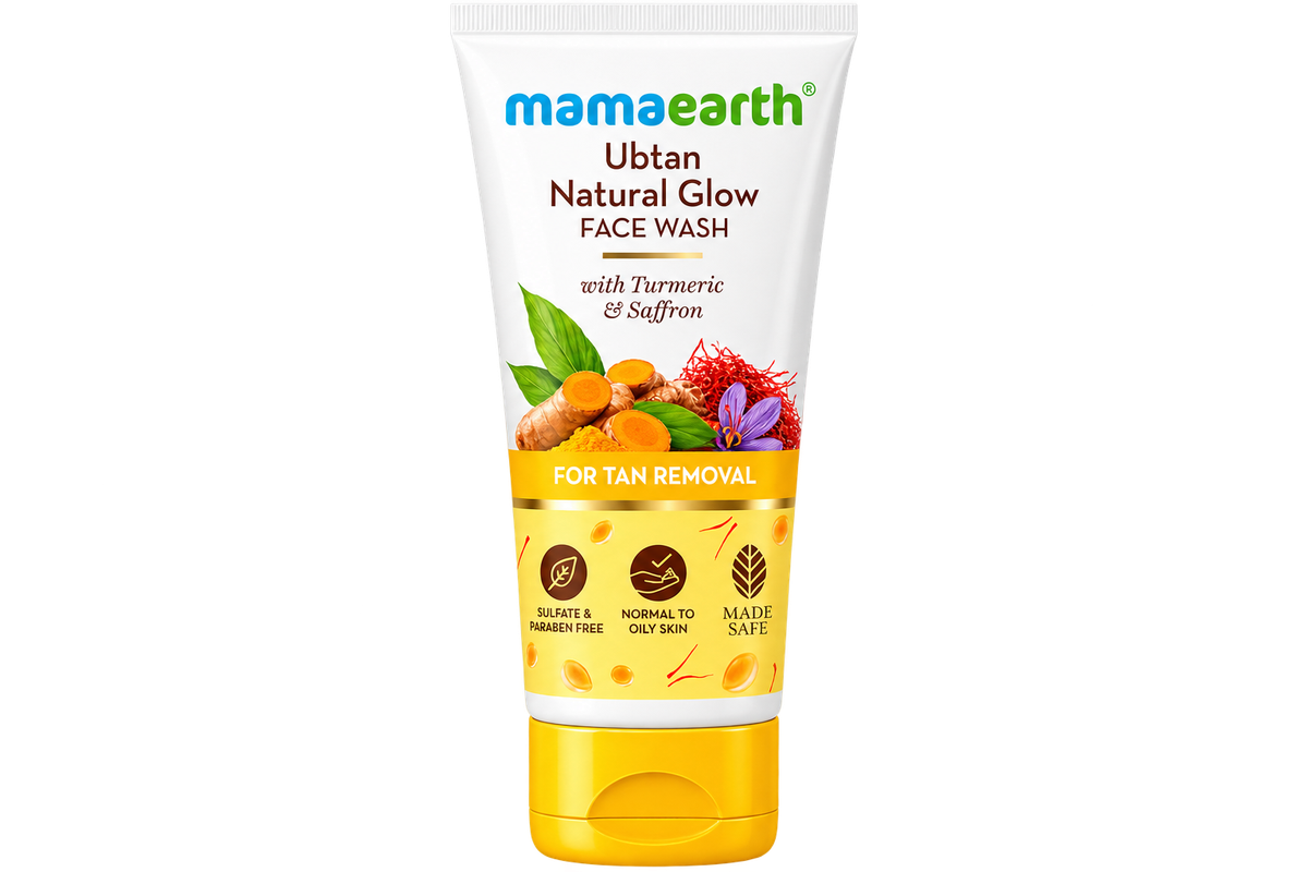 Mamaearth Ubtan Natural Glow Face Wash 100ml MRP 430