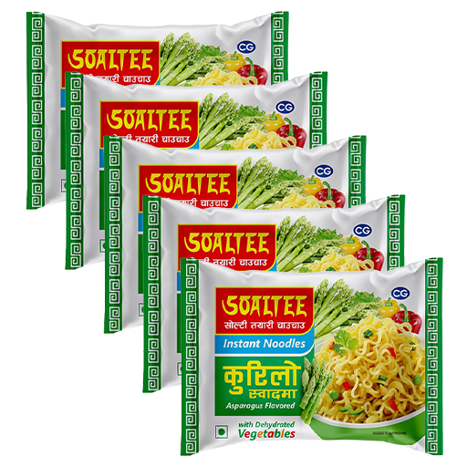 Wai Wai Soaltee Kurilo Noodles (60g x Pack of 5) MRP 100