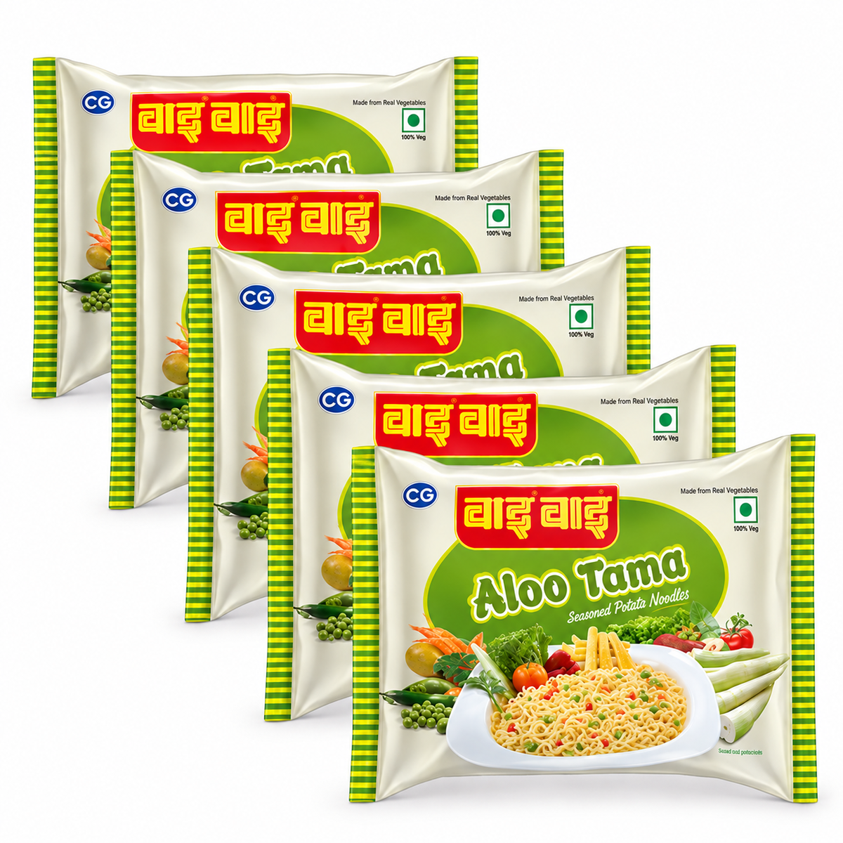 Wai Wai Alootama Noodles (85g x Pack of 5) MRP 150