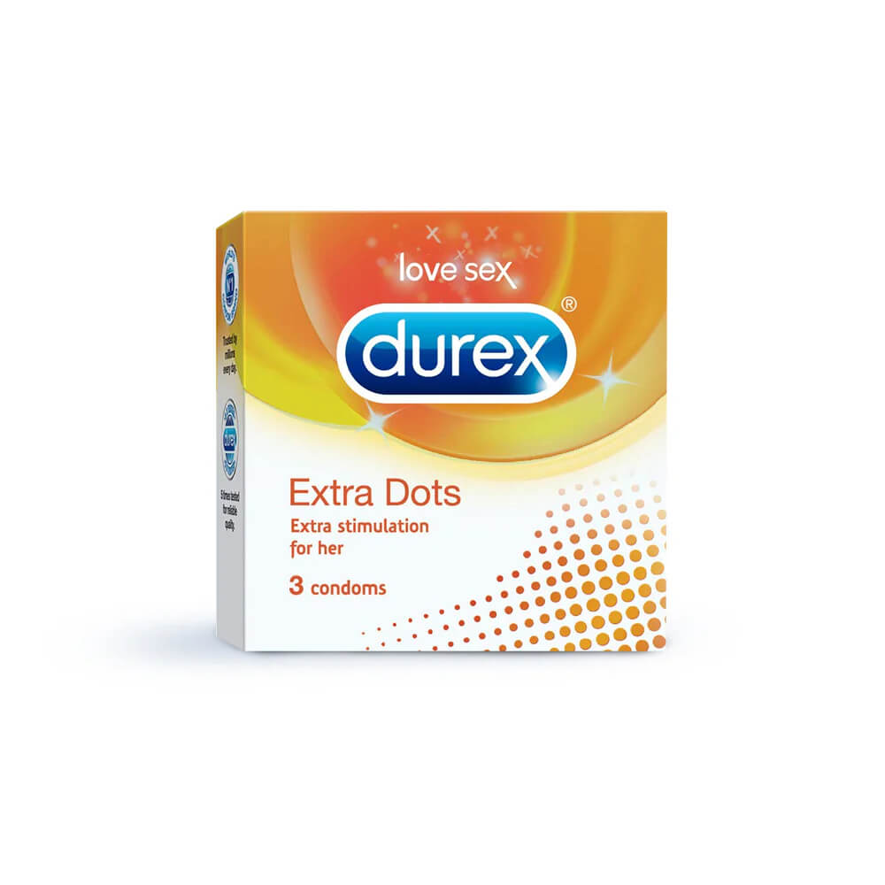 Durex Extra Dots Condom MRP 159