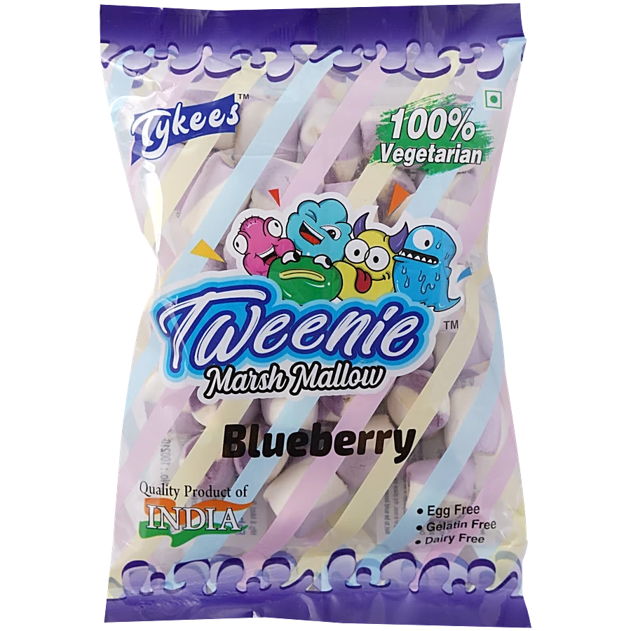 Tykees Tweenie 100% VEG Marshmallow Blueberry flavor 50g MRP 135