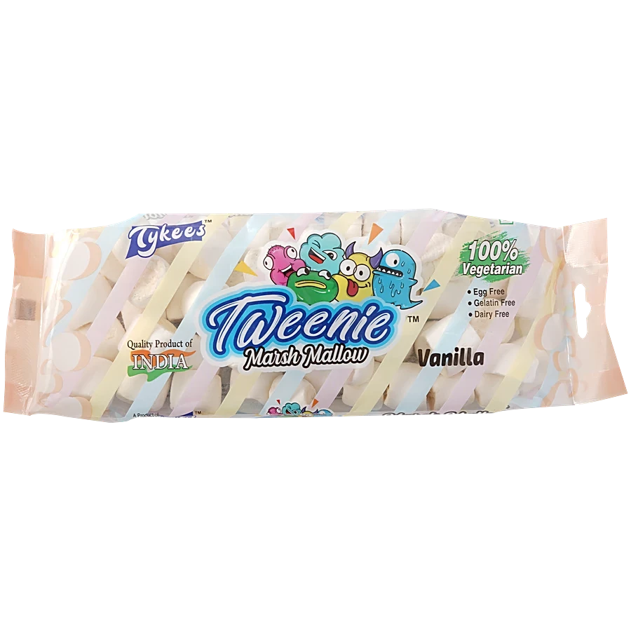 Tykees Tweenie 100% VEG Marshmallow Vanilla Flavor 120g MRP 260