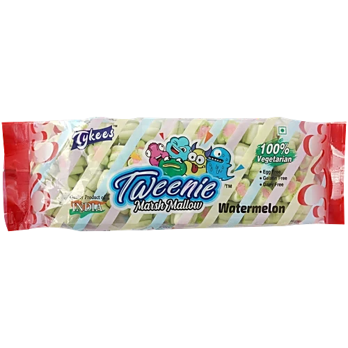 Tykees Tweenie 100% VEG Marshmallow Watermelon Flavor 120g MRP 260