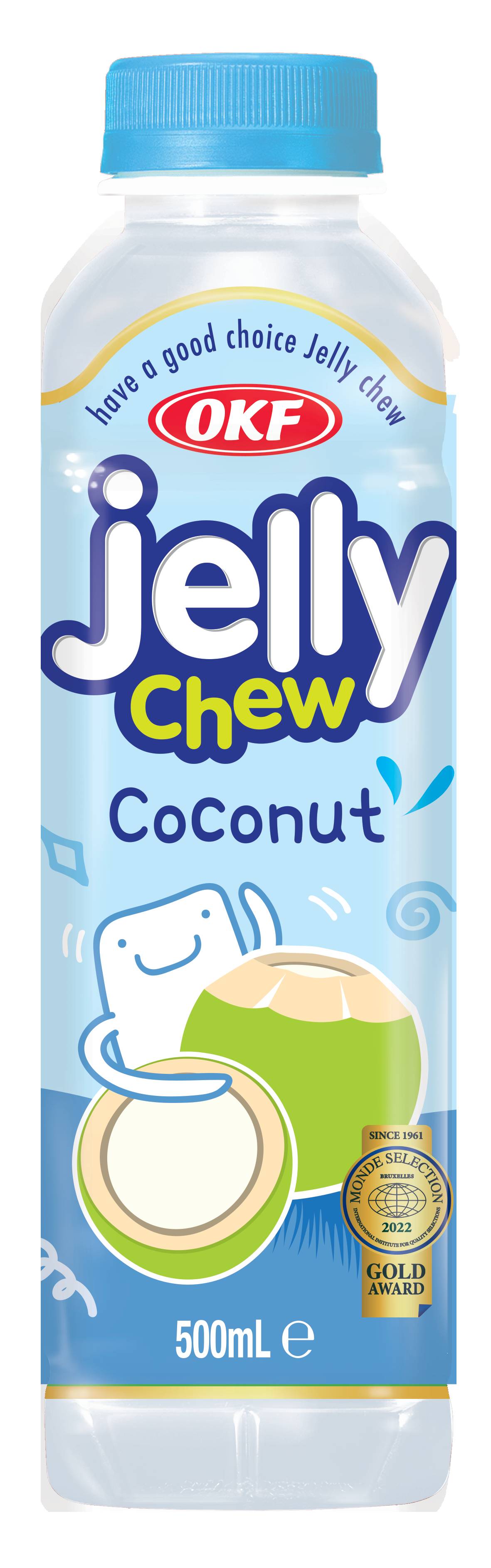 OKF Jelly Chew Coconut Drink 500ml MRP 395