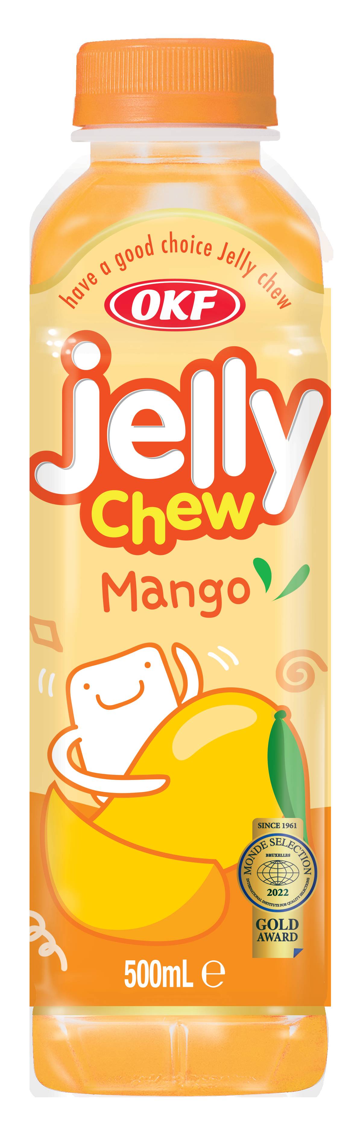 OKF Jelly Chew Mango Drink 500ml MRP 395