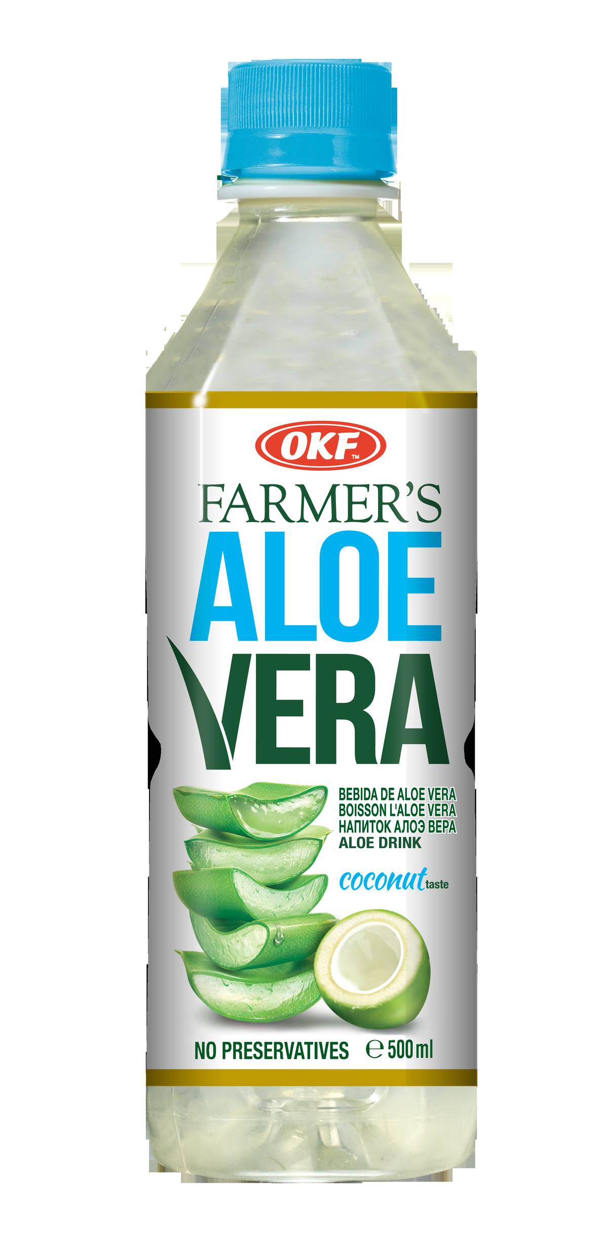 OKF Farmers Aloe Vera Coconut Flavor Drink 500ml MRP 280