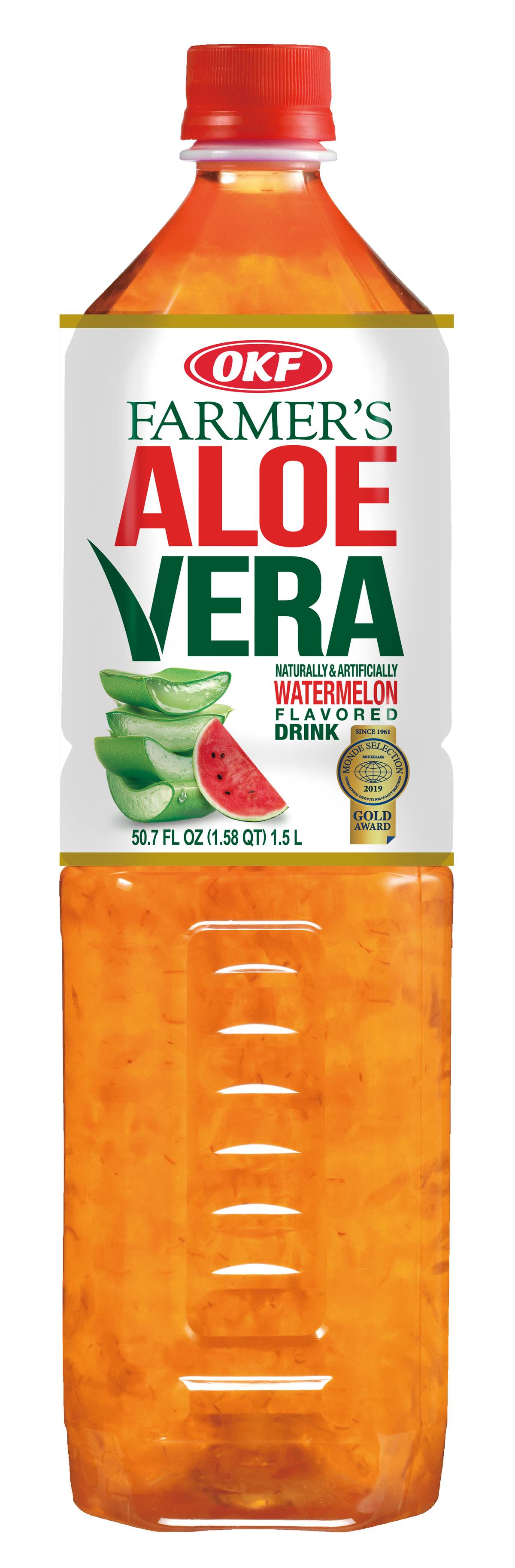 OKF Farmers Aloe Vera Watermelon Flavored Drink 1500ml MRP 585