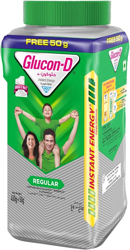 Glucon D Regular Jar 500g MRP 210