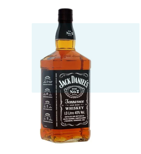 Jack Daniels Tennessee  Whiskey 1000ml MRP 8800