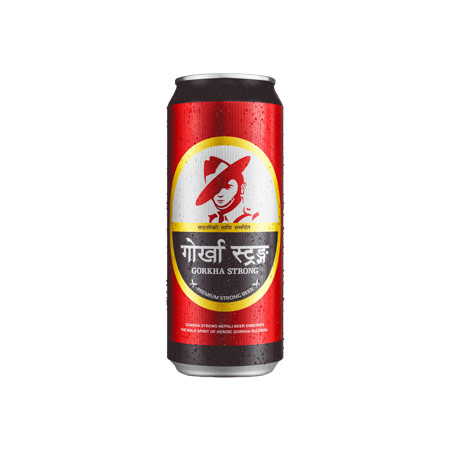 Gorkha Strong Beer 500 mL MRP 295