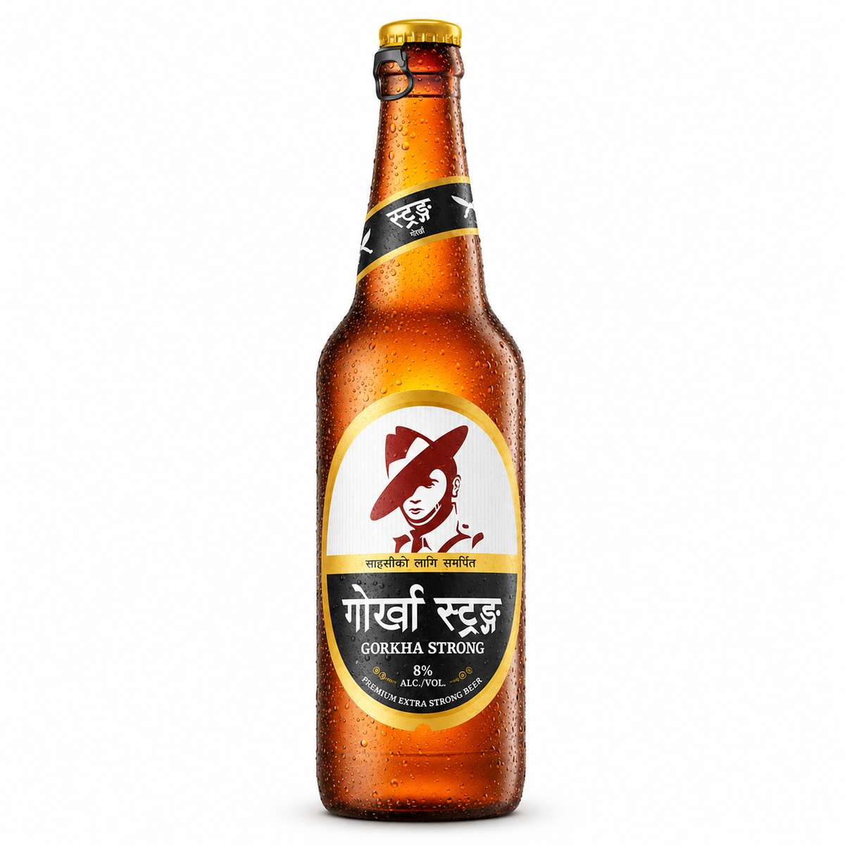 Gorkha Strong Beer 650ml MRP 375