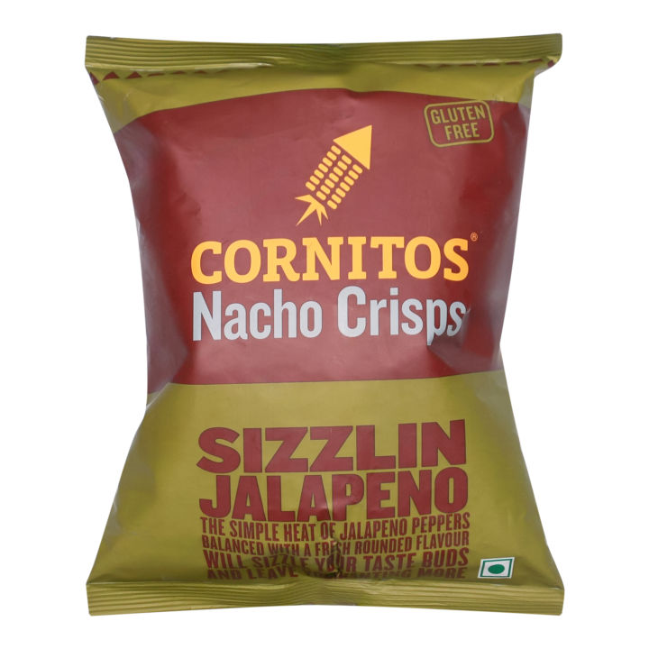 Cornitos Nacho Crisp Sizzlin Jalapeno Flavor 140g MRP 235