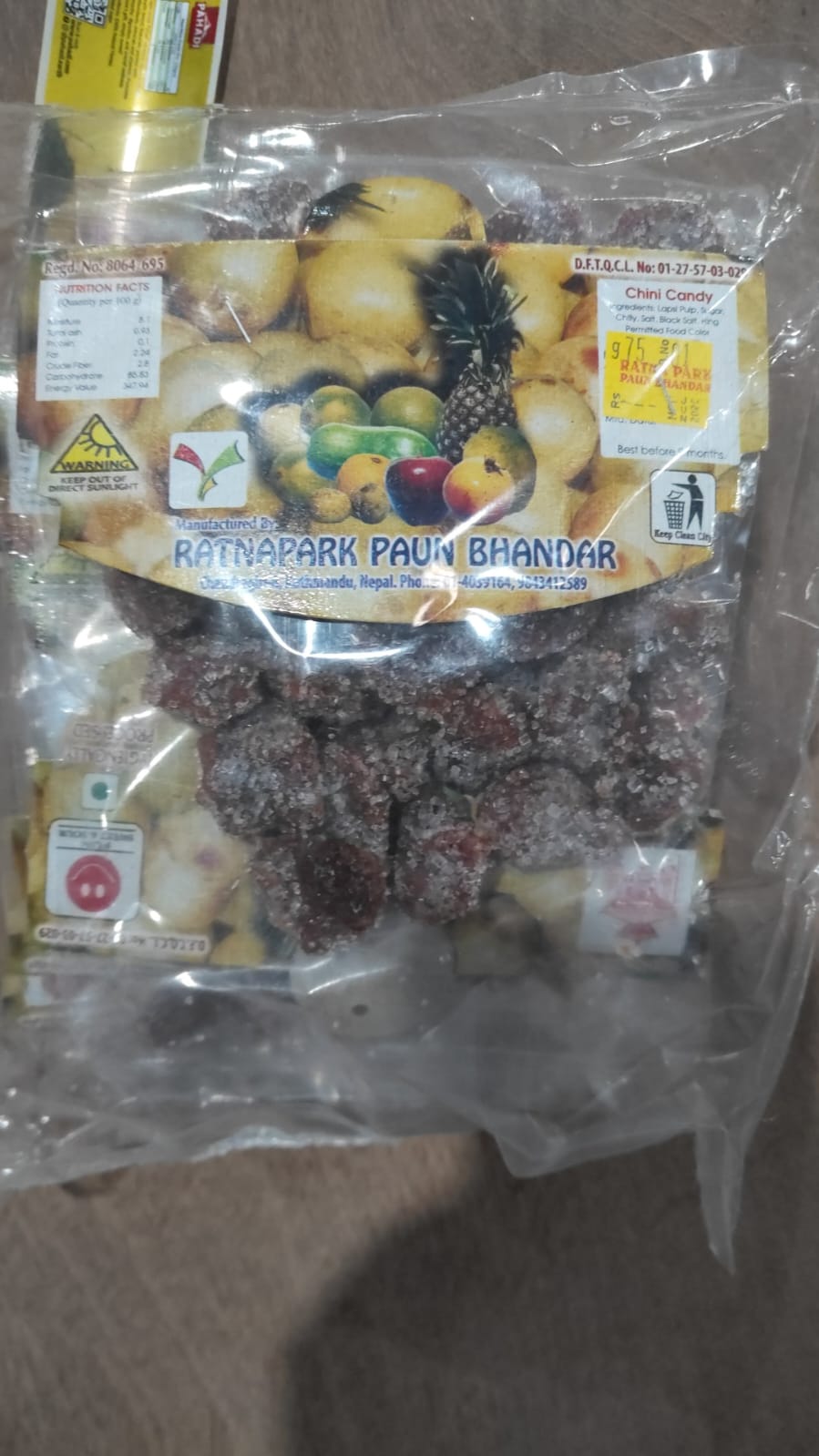 Ratnapark Chini Candy Paun 75g MRP 100